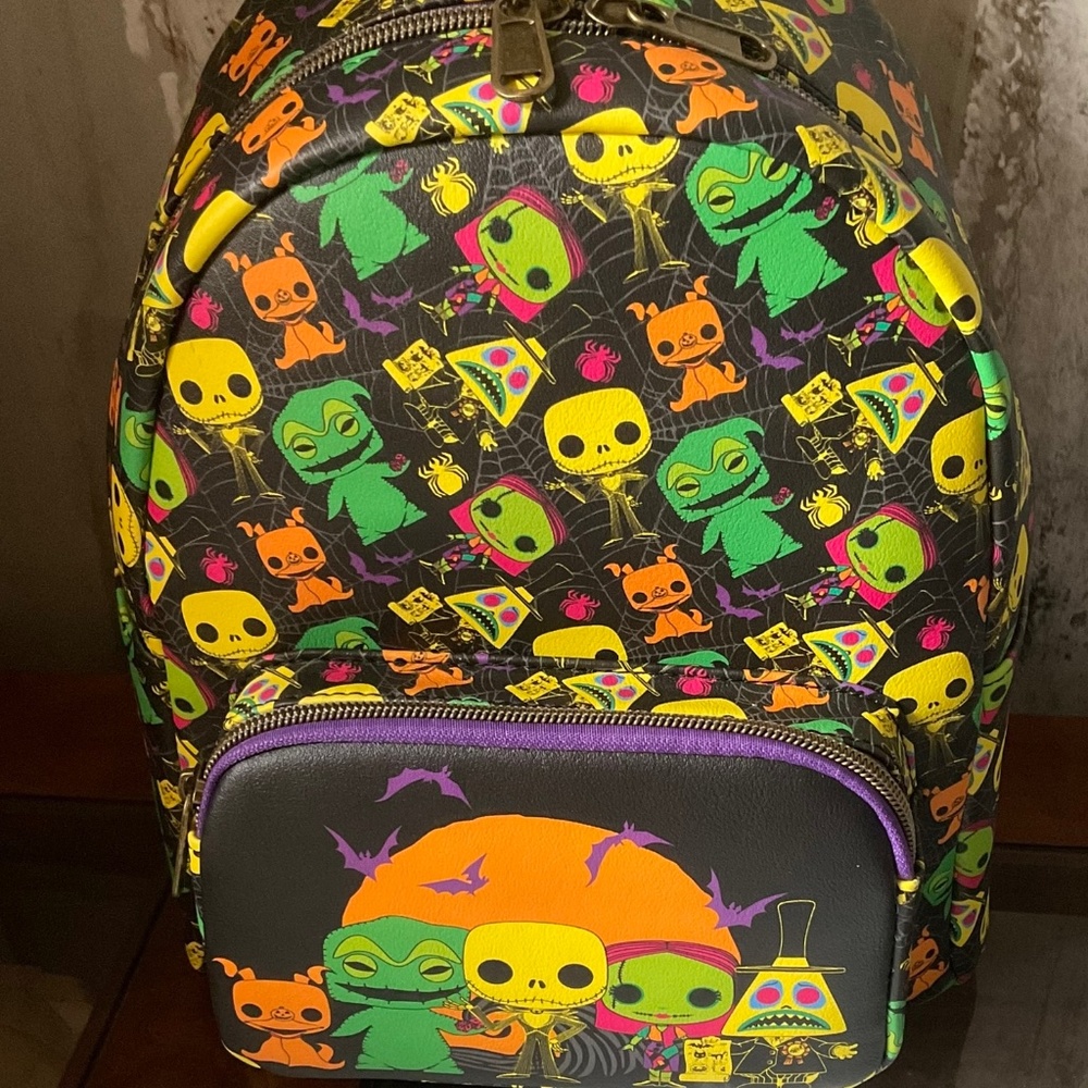 Disney nightmare before Christmas backlight loungefly backpack